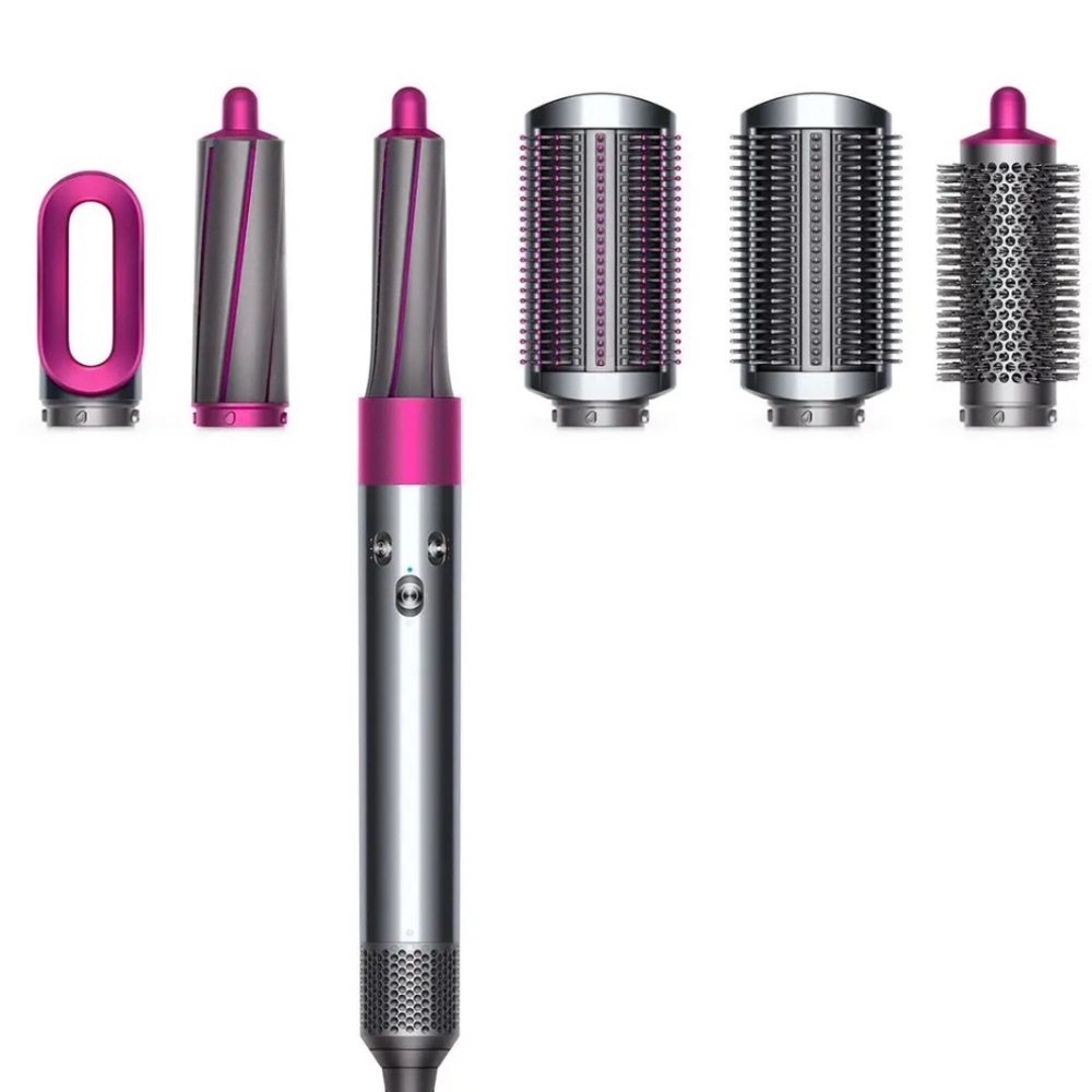 Dyson Airwrap Hair Straightener Complete - Gray and Pink
